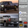 ULTRALTH Smoked Side Marker Lights for 2015-2023 Chevy Silverado &