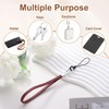 sourcing map 2 Pcs Smooth Leather Wristlet Strap, Prevent Drop