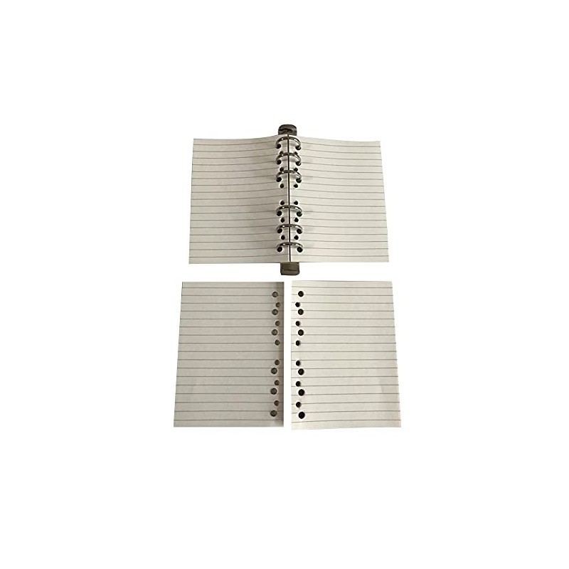 Sevenk Refill 6 Hole A6 Lined Loose Papers for Mulberry