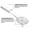 TEMCHY Spider Strainer Skimmer Ladle, 5.5 Inch Stainless Steel Solid