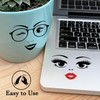 Wonninek 6 Sheets Face Stickers High Tack (Sticky) Expressions Stickers