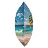 A sunny paradise island Throw Pillow