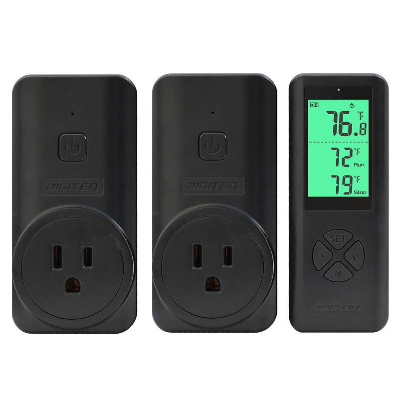 DIGITEN Wireless Temperature Controller, Remote Control Detect Temp, Digital Remote