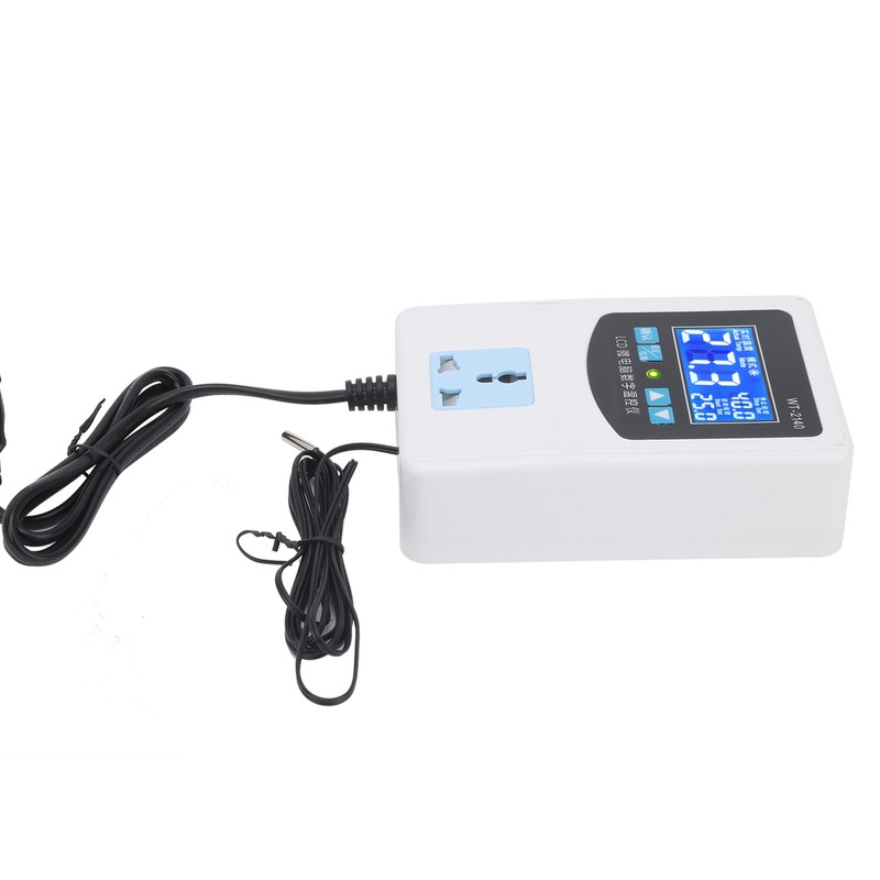 Temperature Controller Digital Microcomputer Intelligent Thermostat Protector Switch 1500WUS Plug