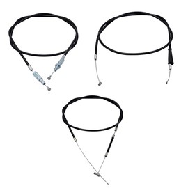 Bowden Cable Set Black 3-Piece Compatible with Hercules Prima 2 4 / M 1 2 3 4 / C 1 2 3 / P1 (Automatic)