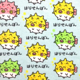 Hari Senbon-san Face Towel, Printed Long Towel, Okaki Series