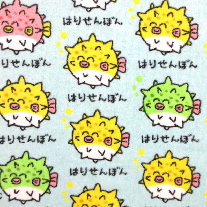 Hari Senbon-san Face Towel, Printed Long Towel, Okaki Series