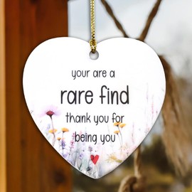 Thank You Gifts for Women Appreciation Ornament Thankful Gifts for Coworkers Teachers Friends Inspirational Retirement Gifts for Employees Staff Students Birthday Gifts for Daughter Neighbor Female