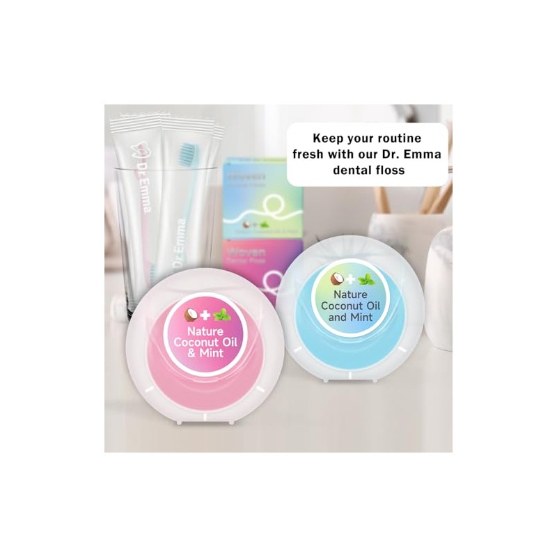 Dr. Emma Hilo Dental Tejido Con Aceite De Coco, Expandible