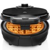 Anti-Overflow Belgian Waffle Maker with Shade Selector - Mess Free