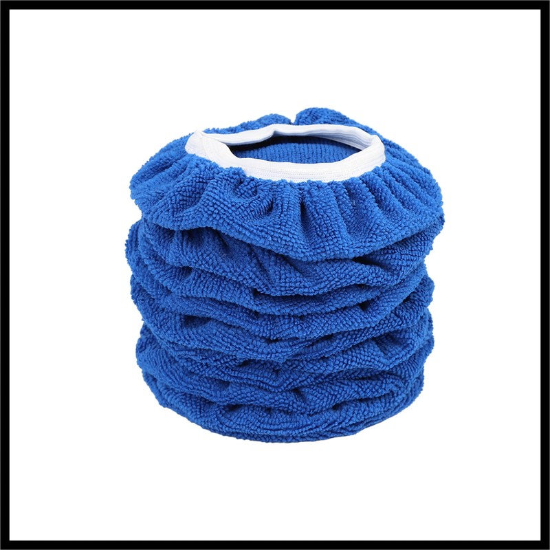 Hihaha 10pcs 5-6 Inch Soft Microfiber Car Waxing Polisher Pad