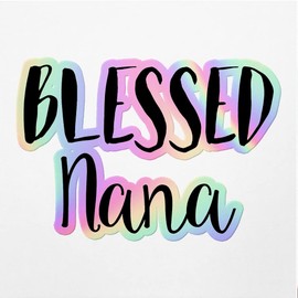 Holographic Decal Stickers of Blessed Nana 2 Premium Waterproof Vinyl Decal Stickers for Laptop Phone Accessory Helmet Car Window Mug Tuber Cup Door Wall Decoration ANDVER3e7904bHO