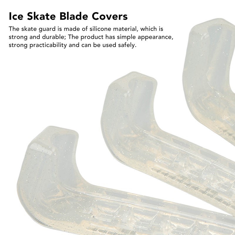 2 Pairs Skate Guards Portable Ice Skate Blade Covers Adjustable