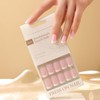 French Tip False Nails - 30PCS Pink False Nails -