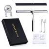 Love-KANKEI Shower Squeegee Stainless Steel Squeegee Shower with Suction Cup,