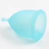 Nopra Cup ボール型 洗浄カップ付き 月経カップ ノプラカップ (Bシーブルー, Lサイズ)