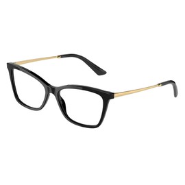 Dolce & Gabbana DG3347-501 Eyeglass Frame Black w/Demo Lens 54mm