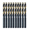 MAXTOOL Letter E 0.25" 10PCs Identical Jobber Length Drill Bits