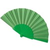 WS UK Fabric Handheld Folding Fan [Green]