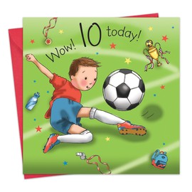 Twizler Happy Birthday Card for Boys, 6.1 x 6.1 Inches, Printed on Cardstock with Premium Envelope