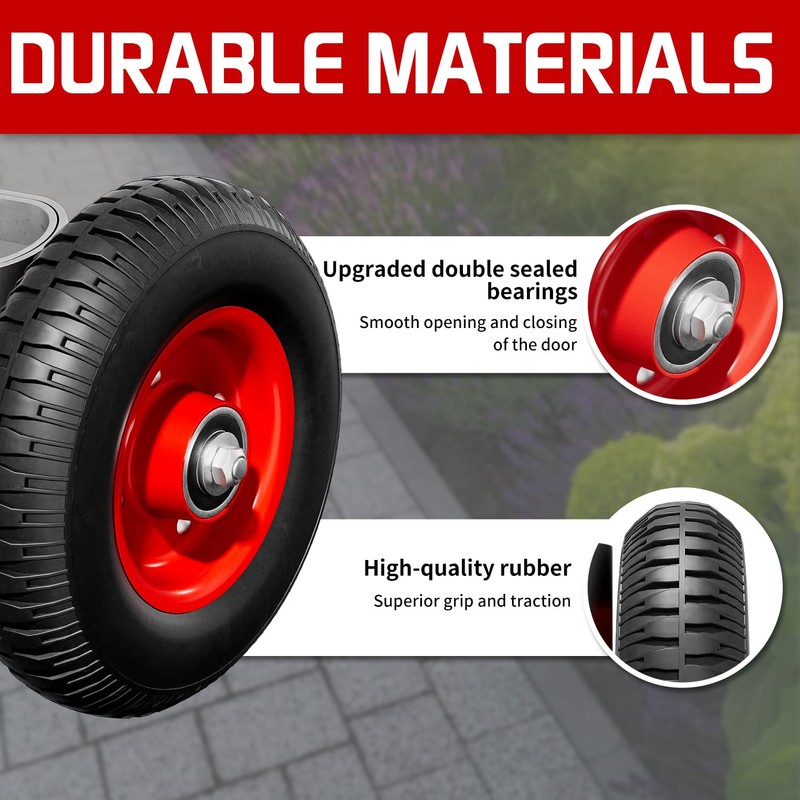 USCaster 6 Inch Gate Wheel – Caster for 1-5/8" to