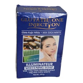 Abebi white VIP Glutathion Illuminator face and body soap 200gx1