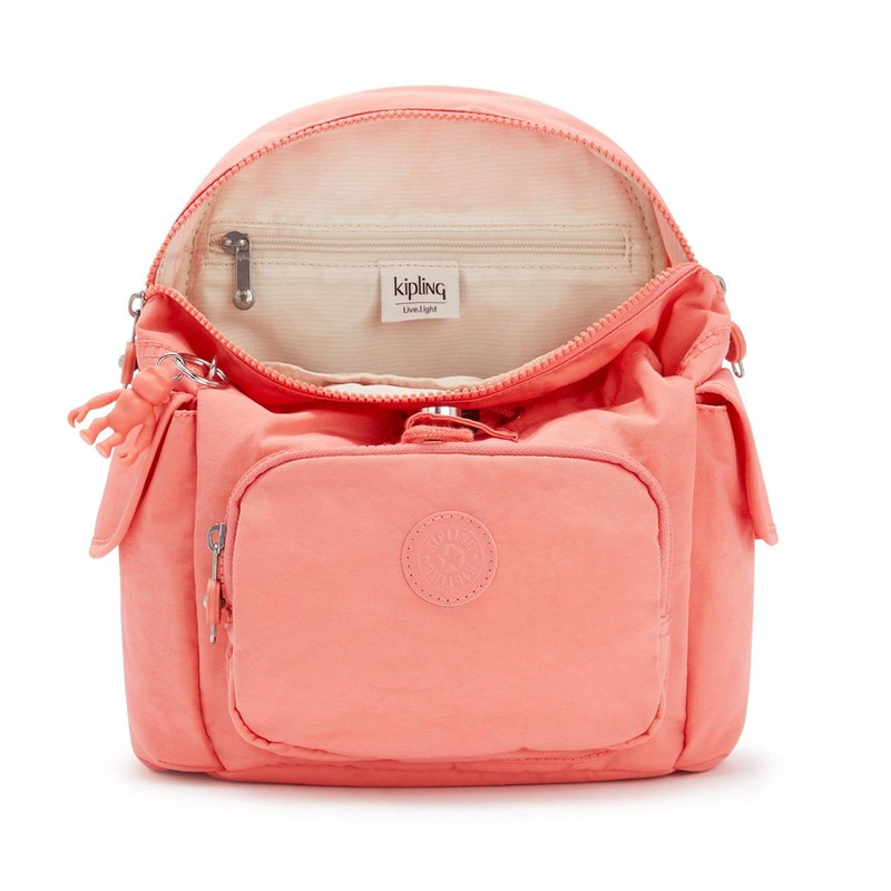 Kipling Women's City Pack Mini Casual Daypacks, Fresh Coral, One