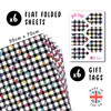 Black And White Wrapping Paper - Gingham Pattern - 6