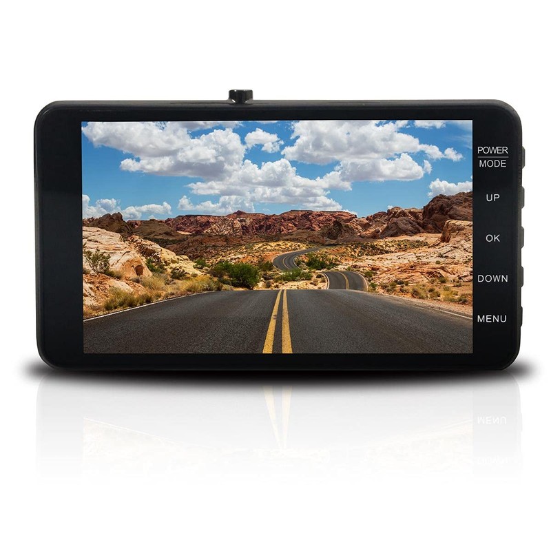 Minolta MNCD42-BK MNCD42 1080p Full HD Dash Camera with 4-Inch