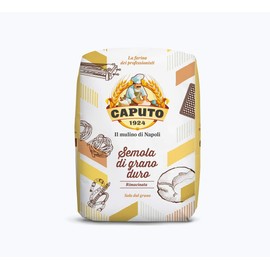 Molino Antimo Semolina Semola Flour,  1 Kilo bag , (Pack of 2)