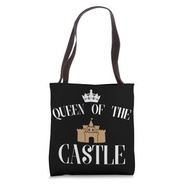 Queen Of The Castle Sand-Castle Tote Bag