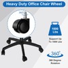 Aisuly Office Chair Wheels Replacement, 5 Pcs 2 Inch Office