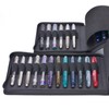 Fountain Pen Case 12 Pens Large Capacity Black Waterproof Canvas