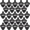 HAIICEN 24 PCS Black Cast Iron Bottle Opener Wall Mounted