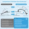 Hibbent All Metal CUPC Certified 8'' Rain Shower Head, Dual