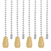 PATIKIL 1M 3.3ft Ceiling Fan Pull Chain, 4 Pcs Beaded
