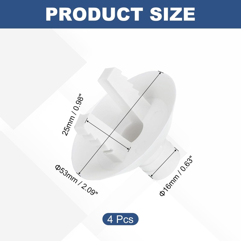 sourcing map 4Pcs Air Conditioner Drain Hose Connector Elbow Fitting