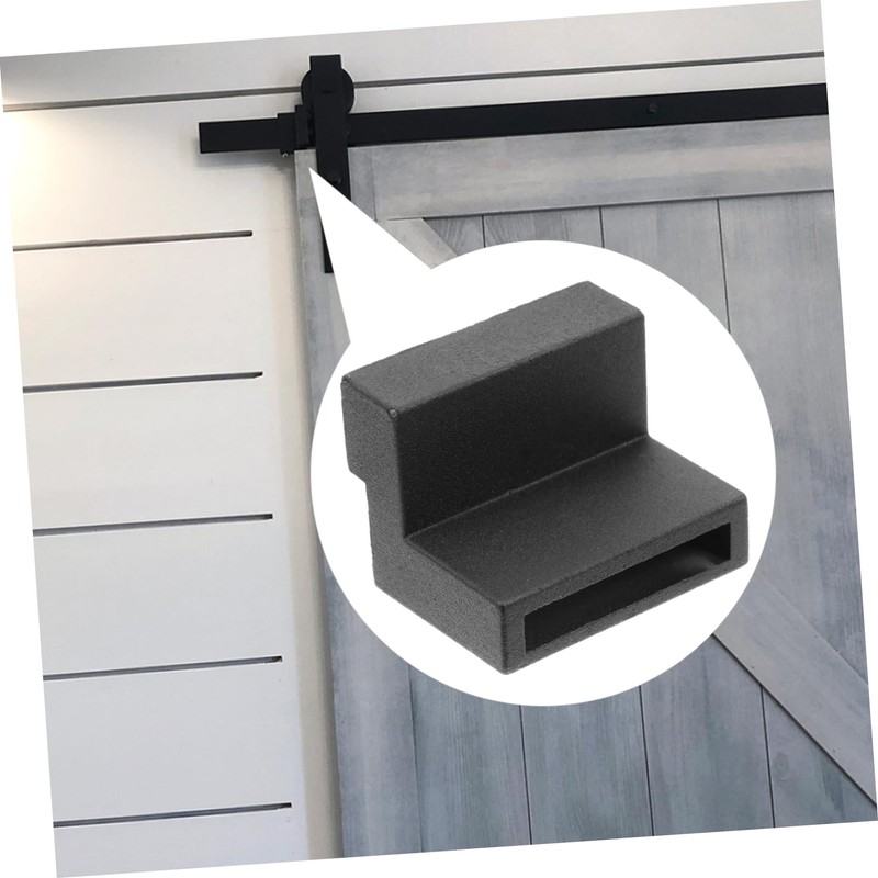 DOITOOL 1 Pair Zinc Alloy Barn Door Track Stoers Blocker