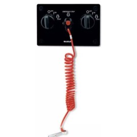 Suzuki Dual Engine Ignition Panel, 37100-96J10 Twin Outboard Key Switch Assembly