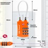OW-Travel TSA Approved Luggage Locks (2 Pack) 3 Digit Heavy