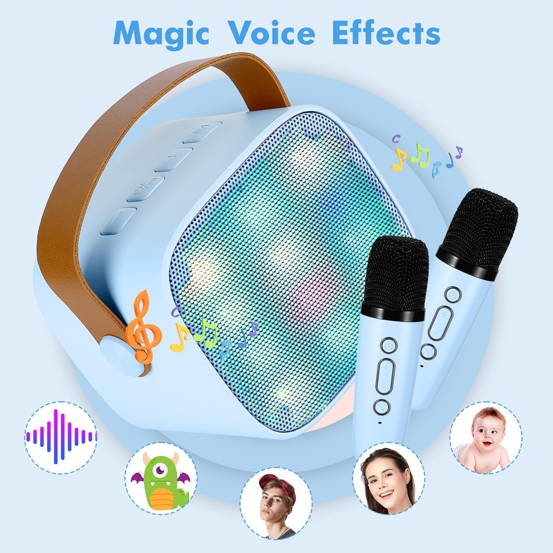 Karaoke Machine For Kids Adults, Mini Bluetooth Speaker Karaoke Machine
