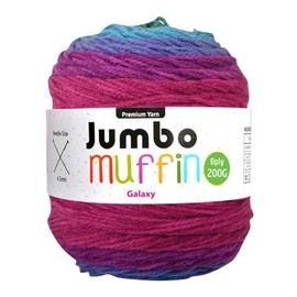Yatsal Premium 8-Ply Jumbo Muffin Knitting Yarn 200 g, Galaxy