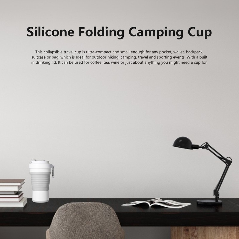 Collapsible Travel Cup Portable Silicone Folding Cup Expandable Drinking Cup