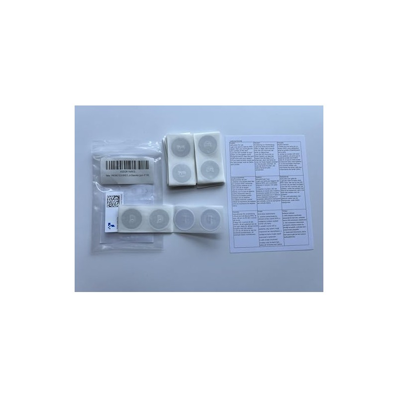 YARONGTECH MIFARE Classic 1K Stickers RFID 13.56Mhz Round 25mm Diameter