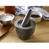 Fox Run Granite Mortar and Pestle, 5.5 x 6 x