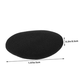 MERRYHAPY Comfortable Headphone Sponge Covers Round Ear Bud Cushion Covers for Headset Pads