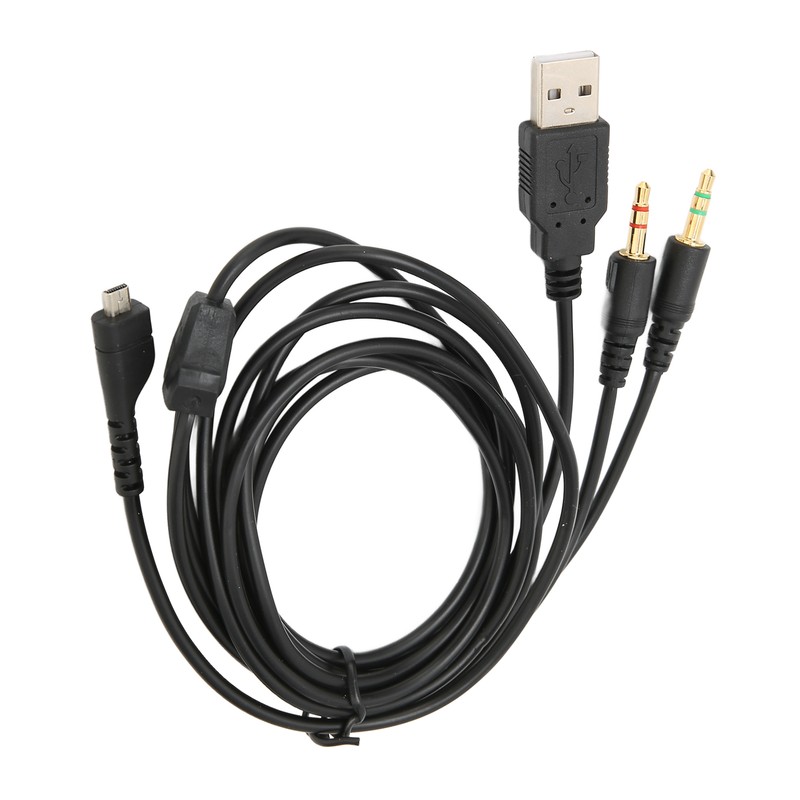 Headphone Audio Cable USB and 3.5mm Audio Jack Audio Cord
