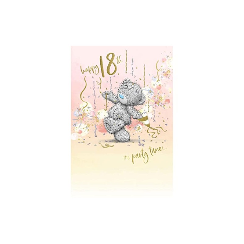 Me To You Bear Happy 18th Birthday Card