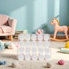 20Pcs White Rattle Box Noise Maker Insert Squeaker Plastic Ring