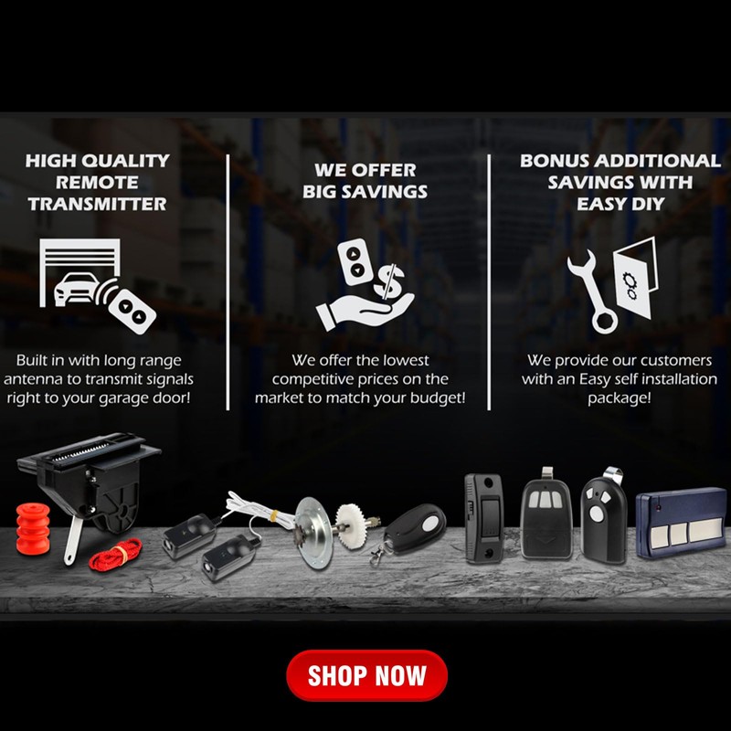 2 Garage Outlet Door Remote Opener for LiftMaster 972LM